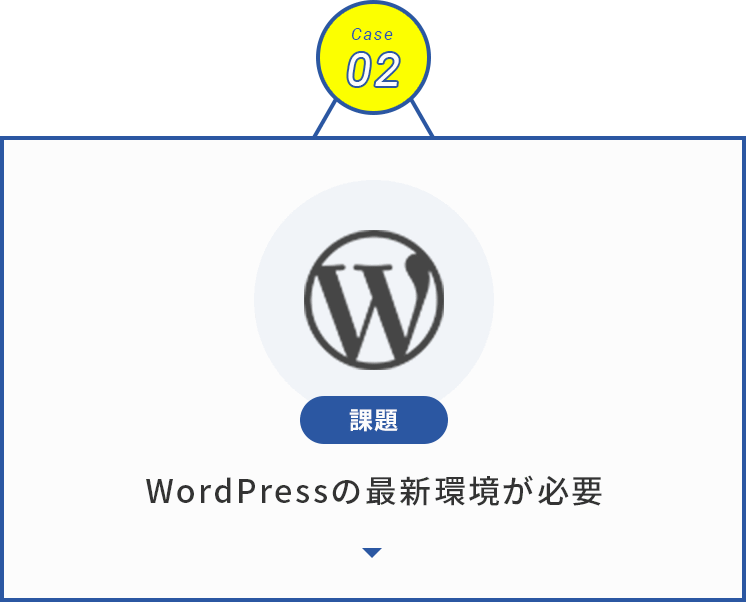 WordPressの最新環境が必要